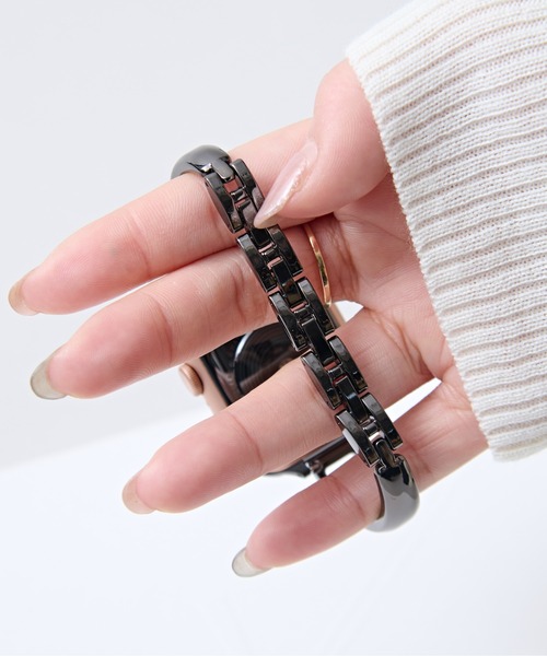 CALIFORNIA OUTFITTERS（カリフォルニア アウトフィッターズ）の「3-9B35 Apple Watch Band アップルウォッチ バンド スリム 細 ベルト 38mm 40mm 41mm（デジタル腕時計・レディース・シルバー/ゴールド/ピンクゴールド/ブラック・38/41）」の5枚目の写真