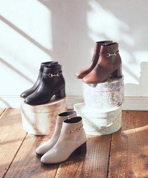 earth music&ecology（アースミュージックアンドエコロジー）の「ORiental TRafficビットモチーフブーツ（ブーツ・レディース・ブラウン/ベージュ/ブラック・L/M/S/LL）」の22枚目の写真