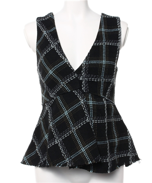 SLY(スライ)の「TARTAN CHECK TOPS(タンクトップ・レディース・ブラック/ブラウン・FREE)」の2枚目の写真