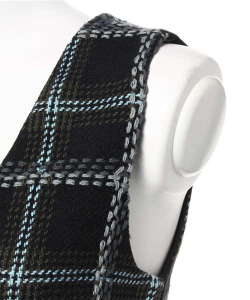SLY(スライ)の「TARTAN CHECK TOPS(タンクトップ・レディース・ブラック/ブラウン・FREE)」の6枚目の写真