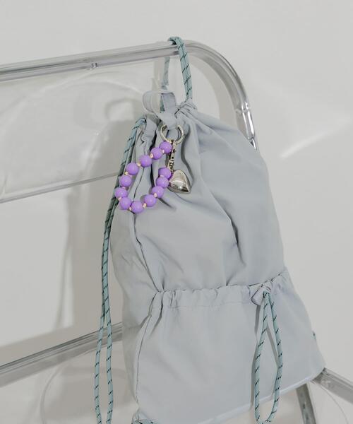 SMELLY（スメリー）の「カラーボールミニミラーキーチェーン（キーホルダー・レディース・ミント/レッド/ライトブルー/ベージュ/ラベンダー/ピンク・-）」の11枚目の写真