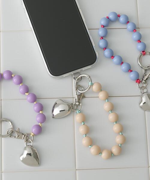 SMELLY（スメリー）の「カラーボールミニミラーキーチェーン（キーホルダー・レディース・ミント/レッド/ライトブルー/ベージュ/ラベンダー/ピンク・-）」の10枚目の写真