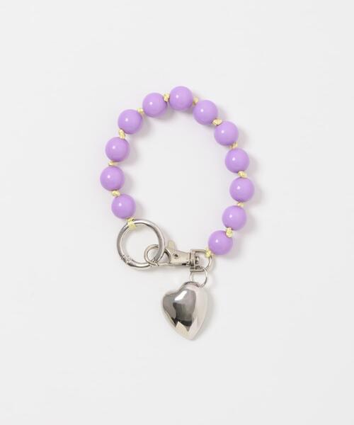 SMELLY（スメリー）の「カラーボールミニミラーキーチェーン（キーホルダー・レディース・ミント/レッド/ライトブルー/ベージュ/ラベンダー/ピンク・-）」の9枚目の写真