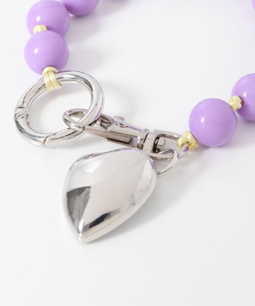 SMELLY（スメリー）の「カラーボールミニミラーキーチェーン（キーホルダー・レディース・ミント/レッド/ライトブルー/ベージュ/ラベンダー/ピンク・-）」の8枚目の写真