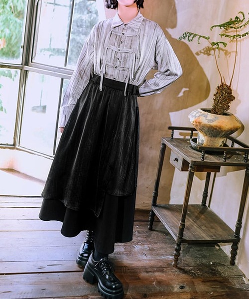 argue ロングのスカート ARGUE ロングスカート