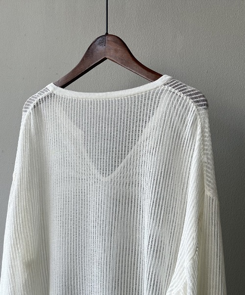KOEISTORE ニットトップス レディース 春 夏 春夏 黒 白 Vネック