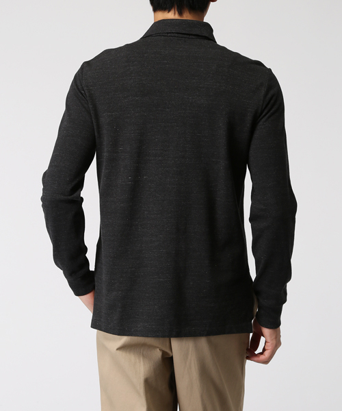 POLO RALPH LAUREN(ポロ ラルフ ローレン)の「カスタムフィット ロングスリーブド ポロシャツ(ポロシャツ・メンズ・ブラック/オレンジ/レッド/グレー/ライトブルー・MEDIUM/SMALL/X-LARGE/X-SMALL/LARGE)」の13枚目の写真