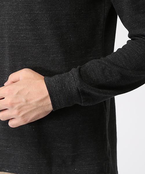 POLO RALPH LAUREN(ポロ ラルフ ローレン)の「カスタムフィット ロングスリーブド ポロシャツ(ポロシャツ・メンズ・ブラック/オレンジ/レッド/グレー/ライトブルー・MEDIUM/SMALL/X-LARGE/X-SMALL/LARGE)」の15枚目の写真