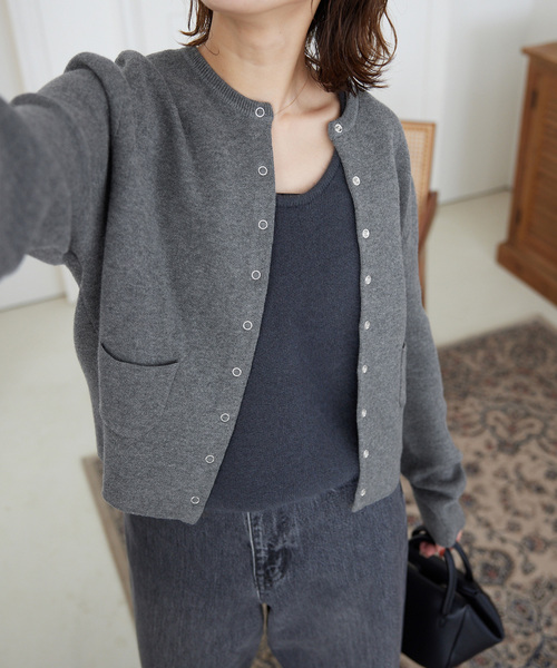 IENA ダブルフェイス ジレ SLOBE IENA（スローブイエナ）の「ダブルフェイスウールジレ