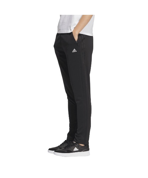 adidas(アディダス)の「アディダス adidas W MH 3S トラックパンツ(その他パンツ・レディース・ブラック/ブラック×ホワイト・S/M/L/XL)」の2枚目の写真