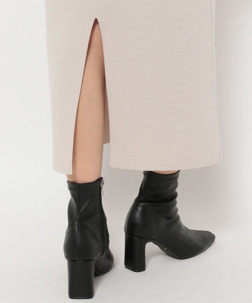 【セール】ソデレースニットワンピース248380（ワンピース）｜Andemiu（アンデミュウ）