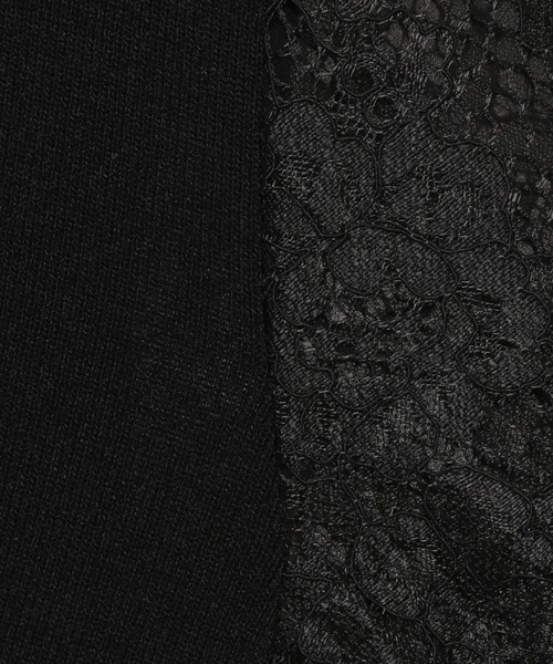 【セール】ソデレースニットワンピース248380（ワンピース）｜Andemiu（アンデミュウ）