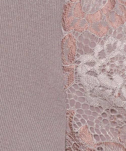 【セール】ソデレースニットワンピース248380（ワンピース）｜Andemiu（アンデミュウ）