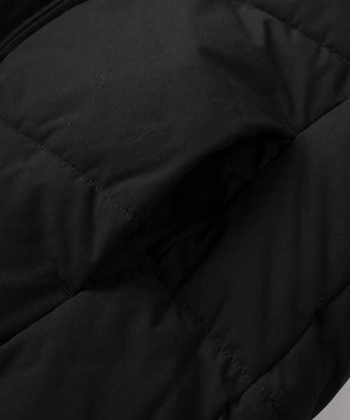 mihns closet(ミンズクローゼット)の「【76】【mihns closet/ミンズクローゼット】ワンポイントロゴ刺繍 無地 チェック柄 ボリューム ファイバー ダウンジャケット(ダウンジャケット/コート・レディース・ブラック/ブラック系その他/ブラウン/オフホワイト/セージグリーン/ブラック系/ホワイト系/ライトグリーン系/ブラック系1/ダークグリーン系・L/XL/M)」の13枚目の写真