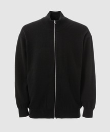 CASHMERE KNIT ZIP UP