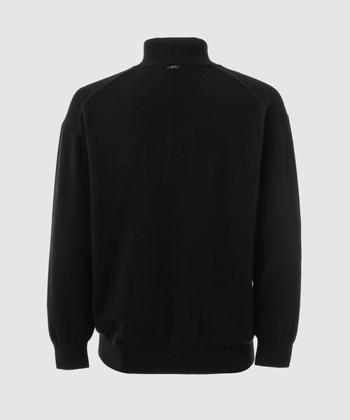 PORTER CLASSIC(ポータークラシック)の「CASHMERE KNIT ZIP UP(ニット/セーター・メンズ・ブラック・M)」の2枚目の写真