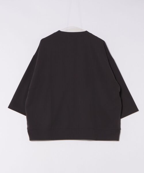 ARCHIVER(アーカイバ)の「【Bk】梨地 オーバーサイズカーディガン(カーディガン/ボレロ・レディース・チャコール・MEDIUM/LARGE)」の2枚目の写真