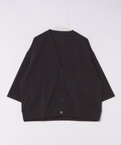 ARCHIVER(アーカイバ)の「【Bk】梨地 オーバーサイズカーディガン(カーディガン/ボレロ・レディース・チャコール・MEDIUM/LARGE)」の8枚目の写真