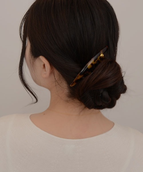 TONE SELECT GOODS（トーンセレクトグッズ）の「【resonance】べっ甲 ゴールドプレート ヘアコーム（その他ヘアアクセサリー・レディース・ベージュ系/ブラック系・FREE）」の2枚目の写真