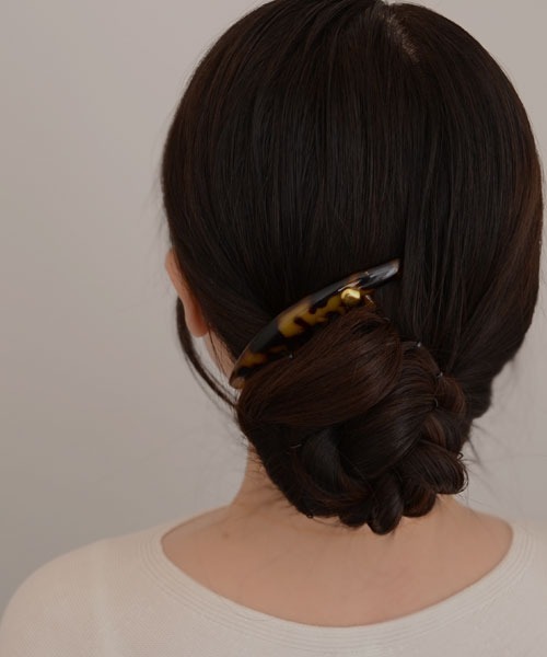 TONE SELECT GOODS（トーンセレクトグッズ）の「【resonance】べっ甲 ゴールドプレート ヘアコーム（その他ヘアアクセサリー・レディース・ベージュ系/ブラック系・FREE）」の7枚目の写真