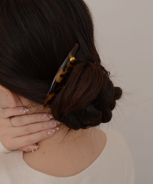 TONE SELECT GOODS（トーンセレクトグッズ）の「【resonance】べっ甲 ゴールドプレート ヘアコーム（その他ヘアアクセサリー・レディース・ベージュ系/ブラック系・FREE）」の10枚目の写真