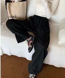 ❤カル【クヌースマーフ】✨美品　バックレース　ハイウエスト　パンツ　黒　F ❤カル様専用【クヌースマーフ】✨美品 バックレース ハイ