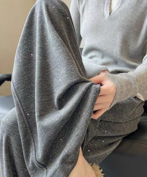 キラキラスウェットパンツ