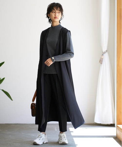 itto...(イット)の「選べるネック!ハイネックorタートルネックピーチ起毛スムースカットソー(Tシャツ/カットソー・レディース・ブラック系その他/ホワイト系その他/ホワイト/ブルー/レッド/グレー/ブラック/レッド系その他/ブルー系その他/グレー系その他/グリーン/グリーン系その他・M/XL/L)」の15枚目の写真