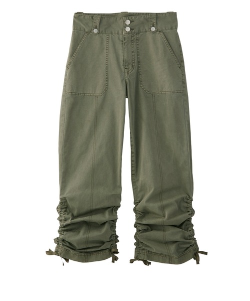 X-girl(エックスガール)の「ADJUSTABLE HEM PANTS(その他パンツ・レディース・ベージュ/オリーブ/ブラック・S/M/XS)」の21枚目の写真