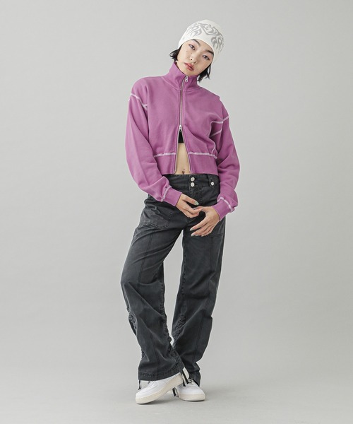 X-girl(エックスガール)の「ADJUSTABLE HEM PANTS(その他パンツ・レディース・ベージュ/オリーブ/ブラック・S/M/XS)」の6枚目の写真