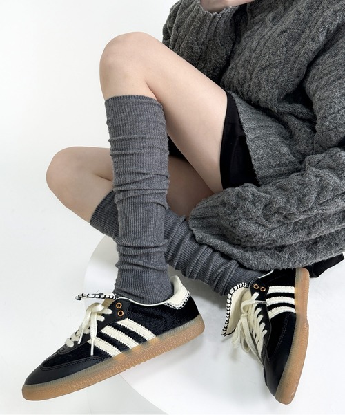 HALEY PESCA（ヘーリーペスカ）の「HALEY PESCA/ベーシックリブハイソックス（ソックス/靴下・レディース・ホワイト/ブラウン/レッド/グレー/ブラック・FREE）」の16枚目の写真