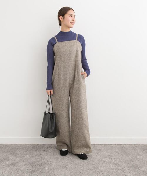 最終価格‼️handsofcreation ネップウェザークロスサロペット ZOZOTOWN