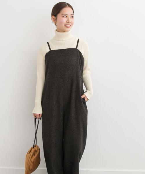 値下不可 新品 アーバンリサーチ サロペット ベージュ 36 セール】 2WAYベルトツキベアパンツ （サロペット・オールインワン
