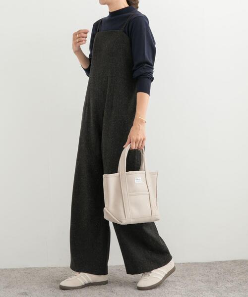 URBAN RESEARCH DOORS(アーバンリサーチドアーズ)の「ネップツイードサロペット(サロペット/オーバーオール・レディース・チャコールグレー/ライトベージュ・MEDIUM/SMALL)」の15枚目の写真