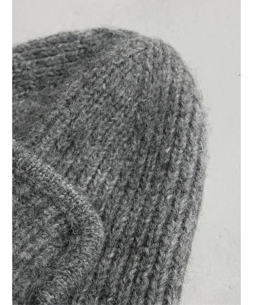 TRUNC(トランクエイティーエイト)の「Flight Knit Beanie(ニットキャップ/ビーニー・レディース・ブラック/グレー・FREE)」の15枚目の写真