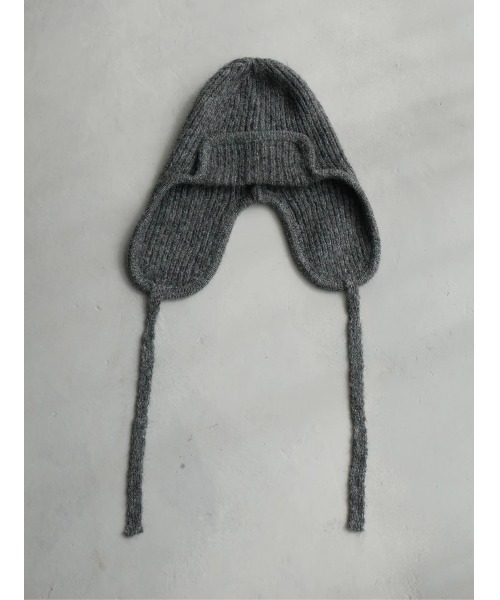 TRUNC(トランクエイティーエイト)の「Flight Knit Beanie(ニットキャップ/ビーニー・レディース・ブラック/グレー・FREE)」の13枚目の写真