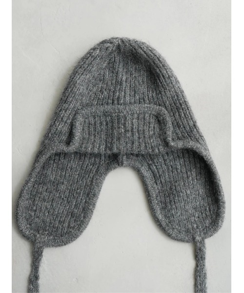 TRUNC(トランクエイティーエイト)の「Flight Knit Beanie(ニットキャップ/ビーニー・レディース・ブラック/グレー・FREE)」の16枚目の写真