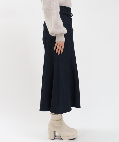 ASTORIA ODIER（アストリアオディール）の「【美人百花掲載】ウールライクベルト付きマーメイドスカート（スカート・レディース・チャコールグレー/ブラウン/ネイビー・SMALL/MEDIUM/LARGE）」の18枚目の写真