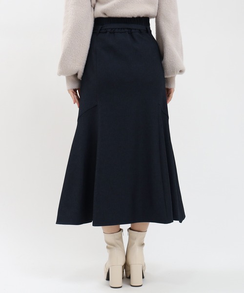 ASTORIA ODIER（アストリアオディール）の「【美人百花掲載】ウールライクベルト付きマーメイドスカート（スカート・レディース・チャコールグレー/ブラウン/ネイビー・SMALL/MEDIUM/LARGE）」の19枚目の写真