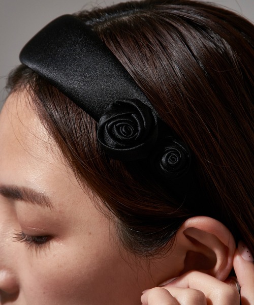 Roseカチューシャ セール】【MAISON BREEZE reveur】ローズカチューシャ バラヘア