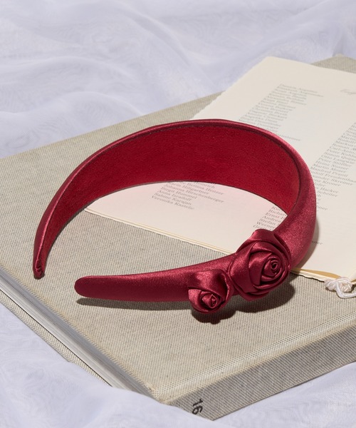 セール】【MAISON BREEZE reveur】ローズカチューシャ バラヘア