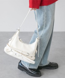 LinoU.（リノユー）の「ベルトデザインショルダーバッグ（ショルダーバッグ）」