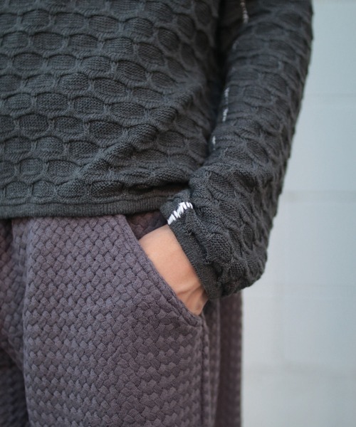 grapevine by k3(グレープバインバイケースリー)の「HEXAGON LONG SLEEVES TEE(ニット/セーター・メンズ・チャコール・M)」の12枚目の写真