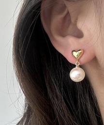 パール&ハートピアス