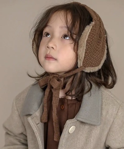 Bambin（ボンバン）の「【 Bambin / ボンバン 】 ニット イヤーマフ（イヤーマフ・キッズ・カーキ/ブラウン・FREE）」の8枚目の写真