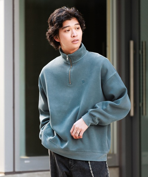 RAGEBLUE（レイジブルー）の「ピグメント/ワンポイント刺繍テック