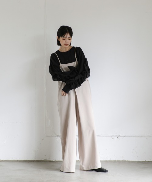 select MOCA Et(セレクトモカエト)の「【Et】Ruffled Sleeve Blouse(シャツ/ブラウス・レディース・ブラック/ホワイト・FREE)」の22枚目の写真