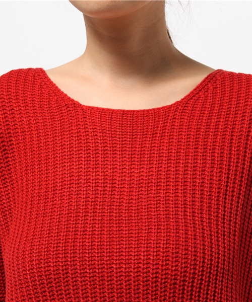 SEVENDAYS=SUNDAY（セブンデイズサンデイ）の「ＺＯＯＩ　５Ｇバルキーニットチュニック（チュニック・レディース・ライトグレー/グリーン/レッド/カーキ/パープル/オレンジ/ネイビー/ベージュ・FREE）」の11枚目の写真