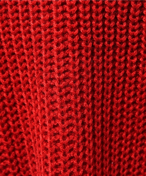 SEVENDAYS=SUNDAY（セブンデイズサンデイ）の「ＺＯＯＩ　５Ｇバルキーニットチュニック（チュニック・レディース・ライトグレー/グリーン/レッド/カーキ/パープル/オレンジ/ネイビー/ベージュ・FREE）」の14枚目の写真