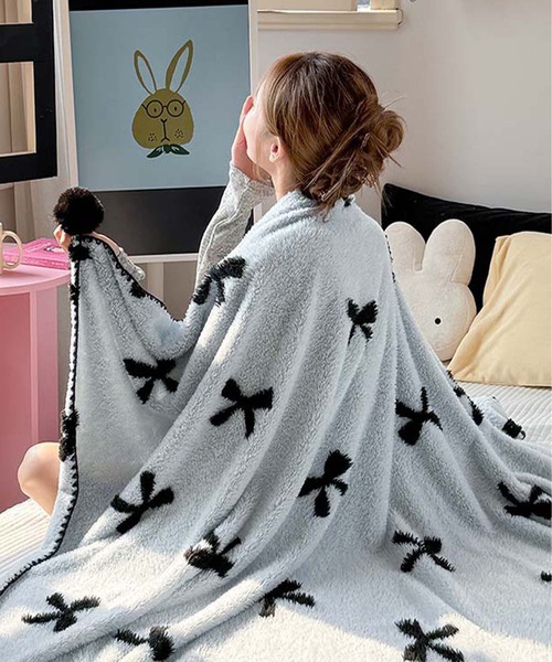 モコモコさん予約品 Amazon｜DONOBAN ブランケット レディース ひざ掛け 肩掛け ふわふわ